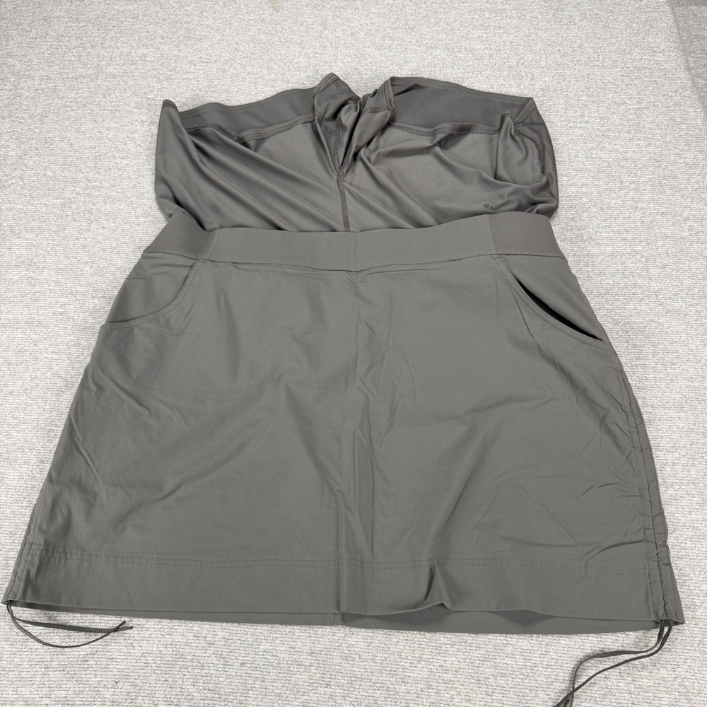Columbia Anytime Casual Skort Womens 2X Grey Hiking Active Skirt - Picture 7 of 12